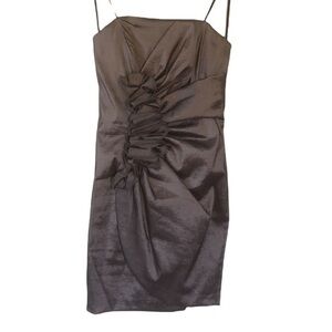 Silver Cocktail Party Dress